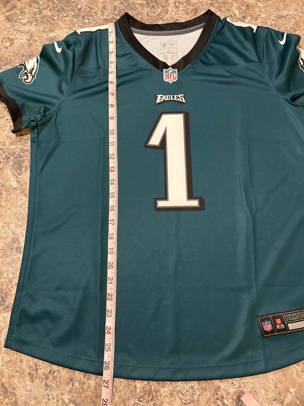 Nike NFL Philadelphia Eagles Jalen Hurts #1 Football Jersey Large - Picture 7 of 7